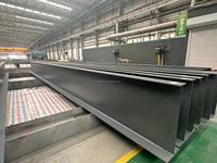 Estructura de Acero para Corral de Ganado Pre-fabricada ASTM A572 Grado 50, Casa Portátil Tipo A con Techo para Almacén