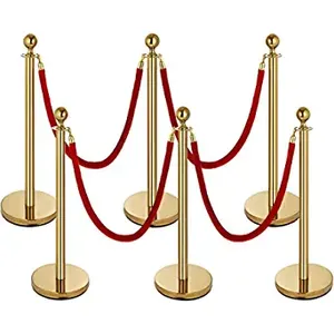 Barriera del montante delle corde dei montanti del velluto rosso da 8' - Product Image 2