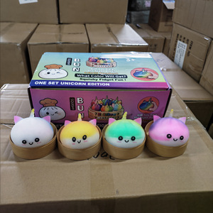 Nuevos juguetes antiestrés de goma coloridos con diseño de unicornio, los más vendidos, juguetes de descompresión con caras sonrientes. - Product Image 2