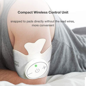 Estimulador muscular microeléctrico Tens EMS <span class=keywords><strong>Mini</strong></span> masajeador inalámbrico Ems para aliviar el dolor - Product Image 6