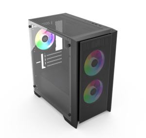 TG Glass Matx <span class=keywords><strong>Pc</strong></span> <span class=keywords><strong>Gamer</strong></span> case SPCC 0.5mm Micro-atx Game case 4 PCI Slots Gaming Computer case & Towers - Product Image 4