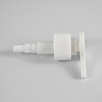 28/410 gros blanc Ribber tout distributeur de pompe à Lotion en plastique pour bouteille cosmétique