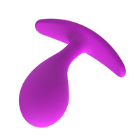 Produit de jouets sexuels anaux pour femmes, vêtements d'extérieur pour femmes, bouchon anal en silicone, design en forme de virgule, perle de traction