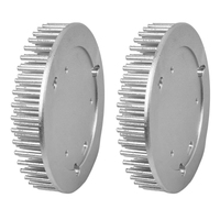 Radiateur LED en aluminium haute précision, dissipateur thermique en aluminium CNC, modèle d'échantillon rapide