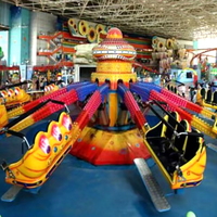 24 36 sièges Fun Fair Theme Park Attraction Fairground Jumping Machine Bounce Jump and Smile Ride Amusement Rides