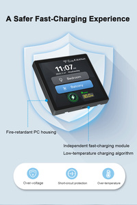 L10 Fusion Charge, premier interrupteur mural intelligent LCD au monde avec charge rapide PD 30W, WiFi/Zigbee, contrôle vocal/application, radar à ondes, US - Product Image 5