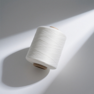 Tái Chế <span class=keywords><strong>30S</strong></span> 100% <span class=keywords><strong>Polyester</strong></span> Vòng <span class=keywords><strong>Spun</strong></span> Sợi Độ Kiên Trì Cao Nguyên Trắng Đen Cho Công Nghiệp Túi Đóng Cửa Chủ Đề Bao May Sợi - Product Image 3