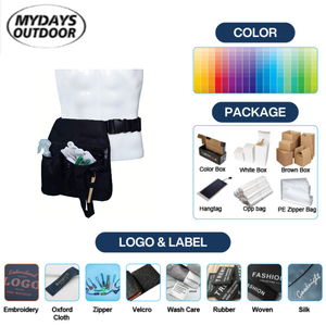Sac de ceinture multi-poches Mydays pour outils d'extérieur, sac de jardinage décontracté, pochette organisatrice pour nettoyage de restaurant et jardinage - Product Image 2