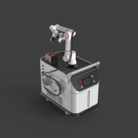 DONSIN Poignée d'outil intelligente Robot collaboratif Cobot de traînage Machine de soudage laser Acier inoxydable 1500W-3000W Laser Raycus à refroidissement par eau