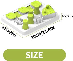 AFP Gioco Dispenser di Snack per Animali Domestici con Coperchio Sollevabile e Scorrevole, Gioco Puzzle per Cani, Attività Anti-Noia, Vendita Calda - Product Image 2