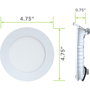 Venta al por mayor: Foco LED empotrable de techo de 4 pulgadas con 3 temperaturas de color seleccionables y caja de conexiones - Product Image 4