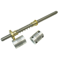 Écrou à ressort anti-jouet T8 pour vis à billes de 2 mm à 8 mm |   Écrou d'élimination des interstices en laiton pour imprimante 3D axe Z