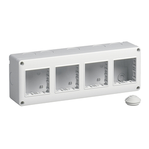 Contenitore Elettronico 8M 2x4 IP40 per Montaggio a Parete - Product Image 1