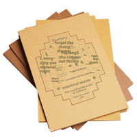 Papel Kraft A4/A3, 500 Hojas, Color Claro, para Impresión y Encuadernación de Documentos Contables, Contratos y Licitaciones