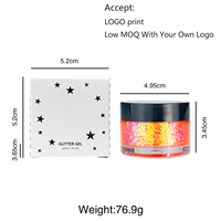 Nouvelle Poudre Illuminatrice Bio Scintillante Effet Gelée Fard à Paupières Lumineux Sirène Maquillage Beauté Pressé