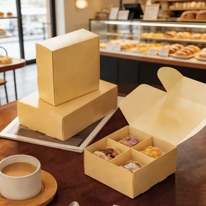 Scatola Personalizzata per Biscotti, Dolci e Snack, Robusta Scatola Pieghevole Rettangolare per Confezionamento Biscotti con Divisori - Product Image 3