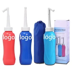Custom Nozzle Bidet 480ml Upside Down Peri Bottle Rinse Portable Travel Bidet For Postpartum Care