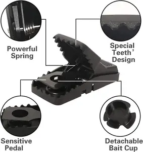 Sanitäre Mäusefalle kein Kleber kein Kontaktdesign für sicheres und sauberes Mäusefängnis