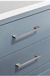 มือจับประตูอลูมิเนียมอัลลอยด์สไตล์โมเดิร์นอเมริกันขนาด128มม. สำหรับตู้ห้องครัวเฟอร์นิเจอร์โต๊ะเครื่องแป้งที่เก็บของภายนอก - Product Image 5