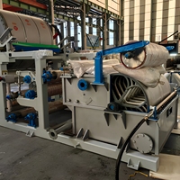 Machine automatique de fabrication de papier toilette 787 Mini, compatible avec la pâte vierge, pour la production à partir de papier recyclé