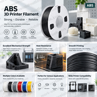 Filament d'impression 3D industriel Bamboo Lab ABS, bobine de 1 kg, faible rétrécissement, haute résistance