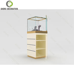 Vitrine de bijouterie personnalisée Porte en verre trempé verrouillable pour vitrine de bijouterie - Product Image 1