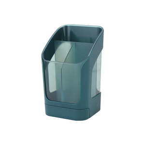 Kitchen Chopsticks Storage Rack Square With Partitions Drain Rack For Cutlery Organizing - Product Image 5