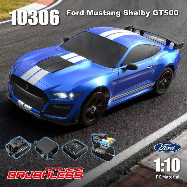 MJX Hyper Go 10306 Ford Mustang Shelby GT-500 High Speed 4WD 70km/h Rally Car On-road Drift Toys 2S 3S Battery RC Car