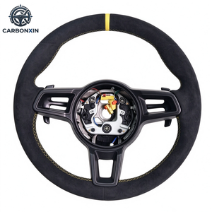 Volante para Porsche 958 982 718 Cayman Boxster Panamera 911 991 997 970 GT Macan Cayenne Taycan, Volantes de Gamuza - Product Image 3