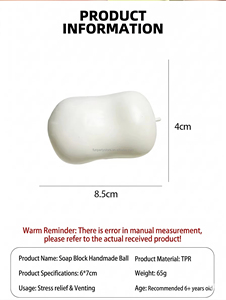 Jouet anti-stress créatif et croustillant en forme de savon simulé pour jeunes et étudiants – Cadeau amusant à rebond lent - Product Image 6