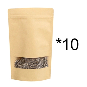<span class=keywords><strong>Personnalisé</strong></span> Zipper <span class=keywords><strong>Kraft</strong></span> Papier Pour Cadeaux Alimentaire Bonbons Fête De <span class=keywords><strong>Mariage</strong></span> Cadeaux Ziplock Avec Fenêtre Stand Up Sacs D'emballage - Product Image 3