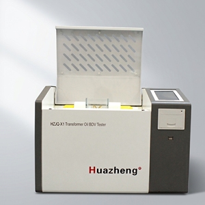 เครื่องทดสอบน้ำมันหม้อแปลงไฟฟ้าความแม่นยำสูง 80kV ของ Huazheng พร้อมการรับประกัน 1 ปี - Product Image 1