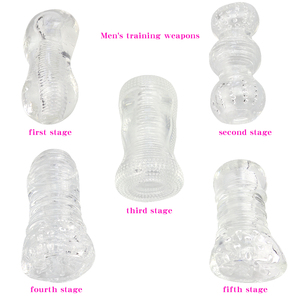 Avec boîte d'emballage de <span class=keywords><strong>dessin</strong></span> <span class=keywords><strong>animé</strong></span> Transparent Safety Silicone Adult Wellness Masturbateur Cup for Men - Product Image 6