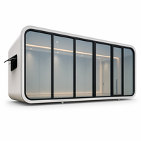 Maison préfabriquée en conteneur, maison modulaire en kit, bureau, mini-maison, cabane extérieure, bureau podulaire, bureau podulaire de jardin