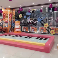 Tapis de danse interactif géant pour piano musical au sol, clavier de piano, tapis de danse LED imperméable pour jeux d'enfants en extérieur