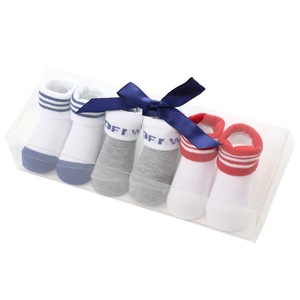 Toptan yenidoğan ucuz fantezi çiçek yaylar prenses Set pamuk erkek kız bebek çorap hediye kutusu - Product Image 3