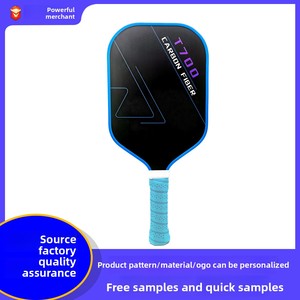 Raquette de pickleball Ksitig Clod Cut Black 10,5 mm d'épaisseur, durable, compétition, texture en fibre de carbone 3D, surface mate rugueuse, tissu - Product Image 3