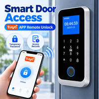Système de contrôle d'accès intelligent avec contrôle par application smartphone et codes invités pour les halls d'appartements et les entrées de bureaux