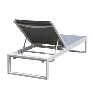JN Offres Spéciales Bancs de jardin extérieurs Tube d'aluminium <span class=keywords><strong>Piscine</strong></span> Chaises longues Chaise longue - Product Image 3
