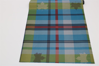 600d Pu Manteau Imprimer Plaid Imprimé Imperméable Polyester Oxford Tissu Pour Pique-Nique Nappe Tissus