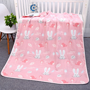 <span class=keywords><strong>Serviette</strong></span> de bain en mousseline jacquard 6 couches personnalisable en coton pour bébés et enfants, 120*150cm, couverture de maternelle - Product Image 3