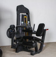 Machine 2-en-1 d'extension et de flexion des jambes, équipement de gym commercial, machine d'entraînement des jambes à double fonction pour l'entraînement des quadriceps et des ischio-jambiers