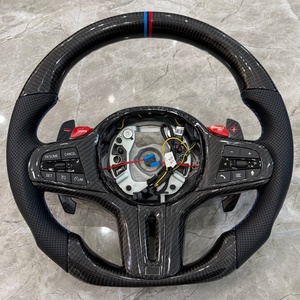 Volant forgé avec palettes de commande pour <span class=keywords><strong>BMW</strong></span> Séries F, M, X, G (F02 M550i, 640i, 840i, 850i, 135i, 116i, 218i) - Offre Spéciale - Product Image 2