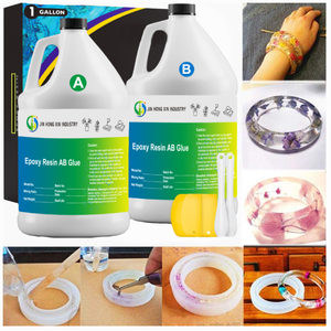 Công thức mới với độ trong suốt cao bóng & bong bóng miễ<span class=keywords><strong>n</strong></span> phí rõ ràng nghệ thuật nhựa và chất làm cứng <span class=keywords><strong>1</strong></span>:<span class=keywords><strong>1</strong></span> nhựa Epoxy cho đồ trang sức làm thủ công - Product Image 2