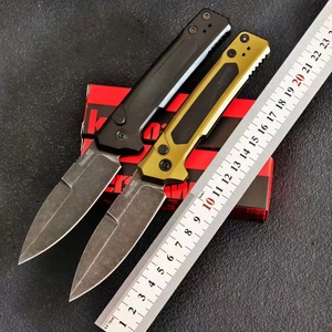 Couteau pliant FB212 N690 à pointe tombante, lame droite 20,8 cm, pour camping en extérieur, lame 5CR13MOV, manche en alliage d'aluminium + G10, OEM - Product Image 6