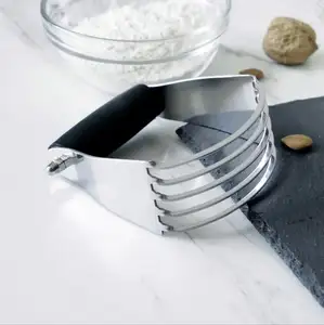 Alat Dapur Baking Gadget Profesional Mixer Tepung untuk Pasta Pie Crust dan Kue Stainless Steel Blender Adonan Cutter