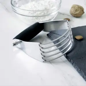 Utensilios de cocina para hornear, mezclador de harina profesional para Pasta, pastel, cortador de masa de pastelería de acero inoxidable