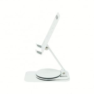Nouvelle Arrivée 2025 – Support Portable Pliable en Acier Inoxydable pour Téléphone et Tablette avec Base Rotative à 360 Degrés et Réglage de la Hauteur/Angle pour Bureau - Product Image 3