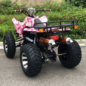 <span class=keywords><strong>Quad</strong></span> 4 roues camouflage <span class=keywords><strong>rose</strong></span>, 4 temps, tout-terrain, avec porte-bagages arrière pour loisirs en plein air, 200cc ATV - Product Image 3