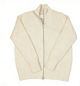 Custom Sweater Male 2025 Fashion Autumn Winter Wholesale <strong>Cardigan</strong> Blank Knitted Black <strong>Zip</strong> <strong>up</strong> Unisex Jackets <strong>Men</strong> Sweater - Product Image 5